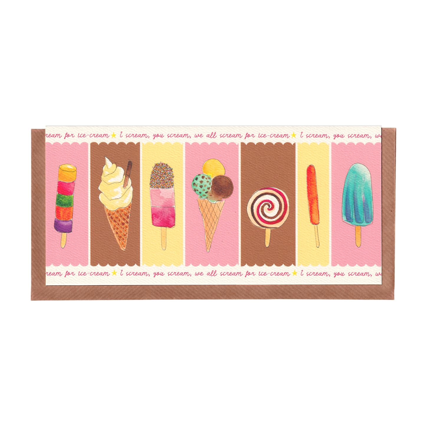 Ice-cream Greetings Card