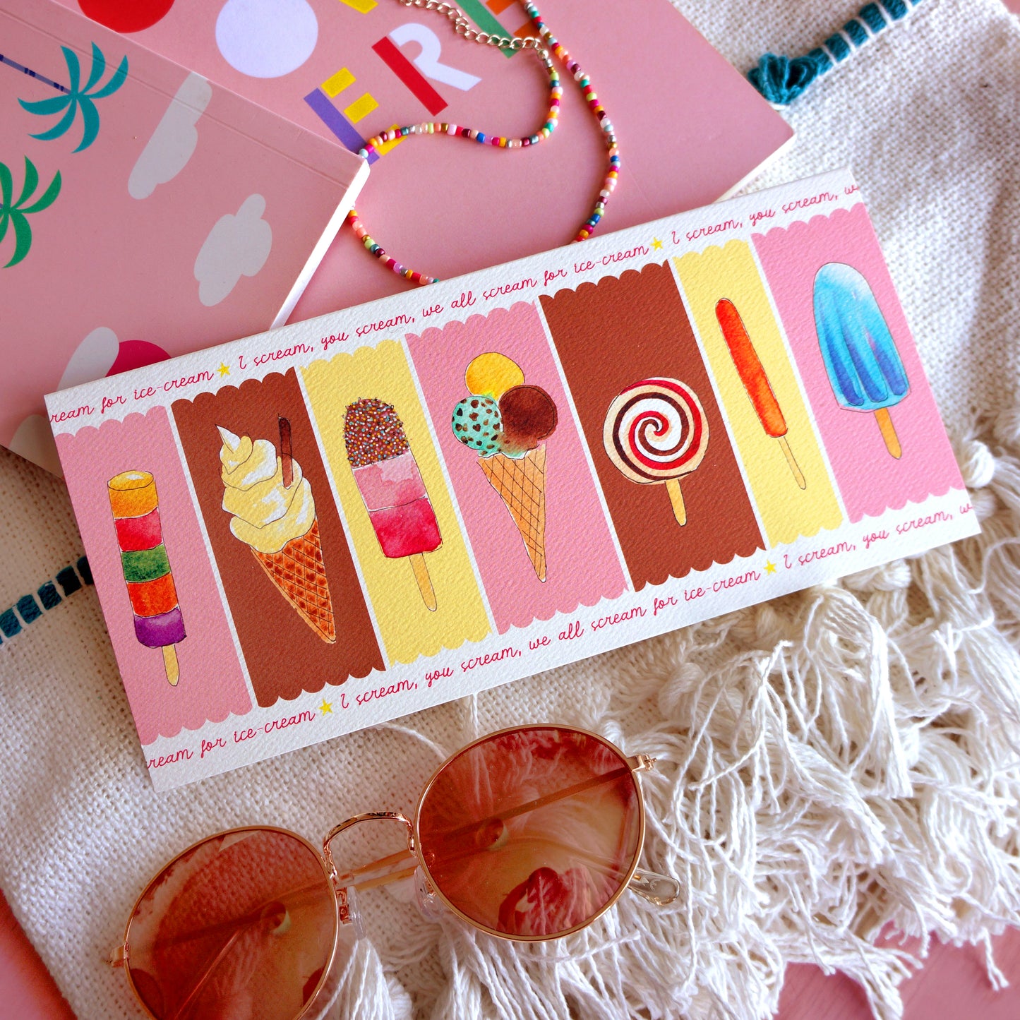 Ice-cream Greetings Card