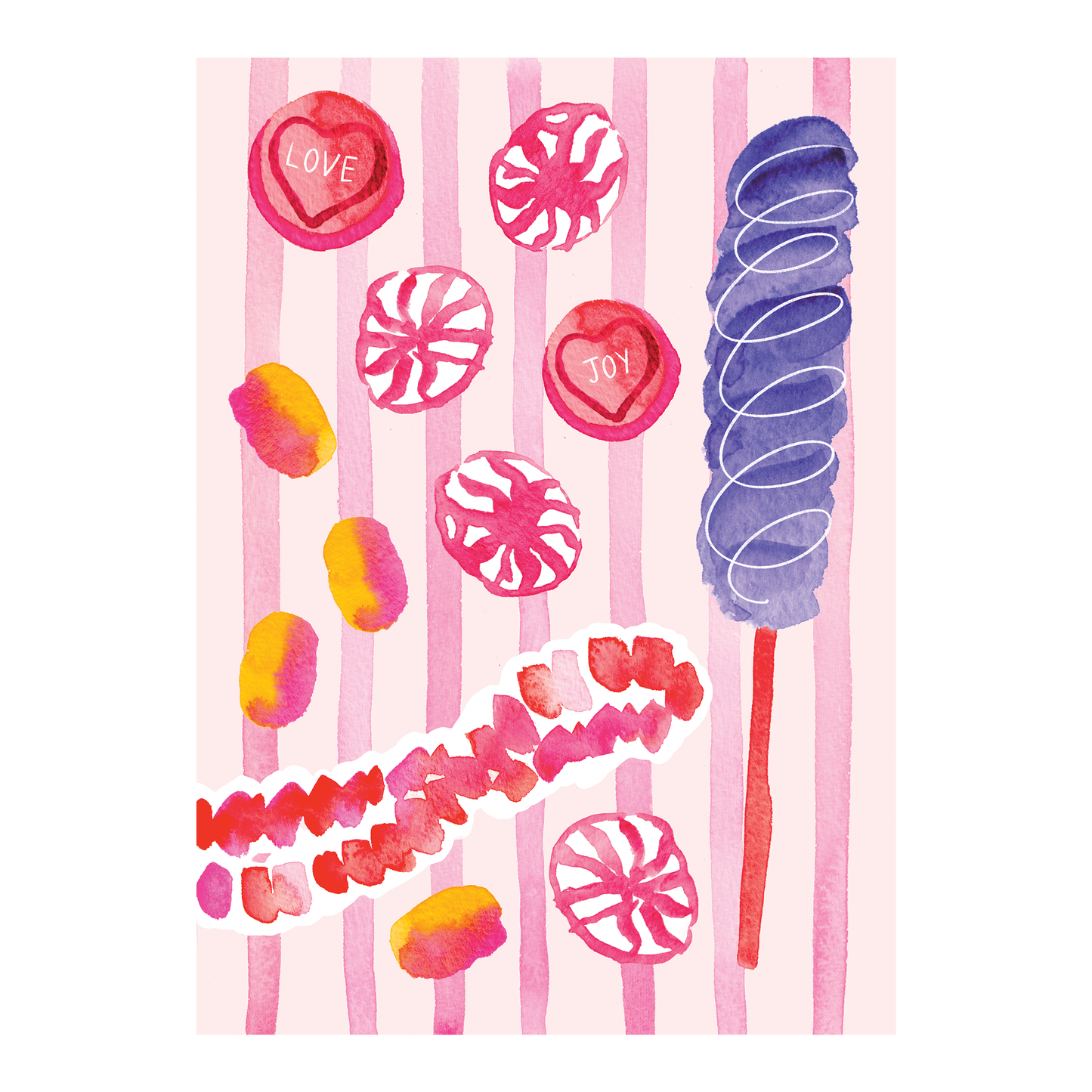 Sweets - A3 Art Print