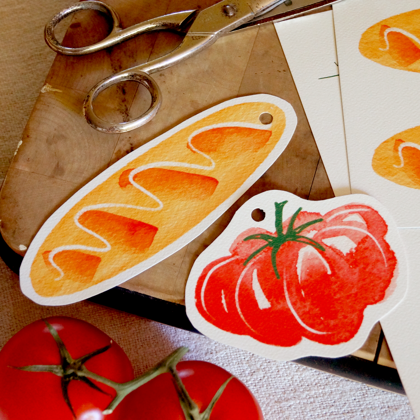 NEW: Tomato Cut-Out Gift Tags