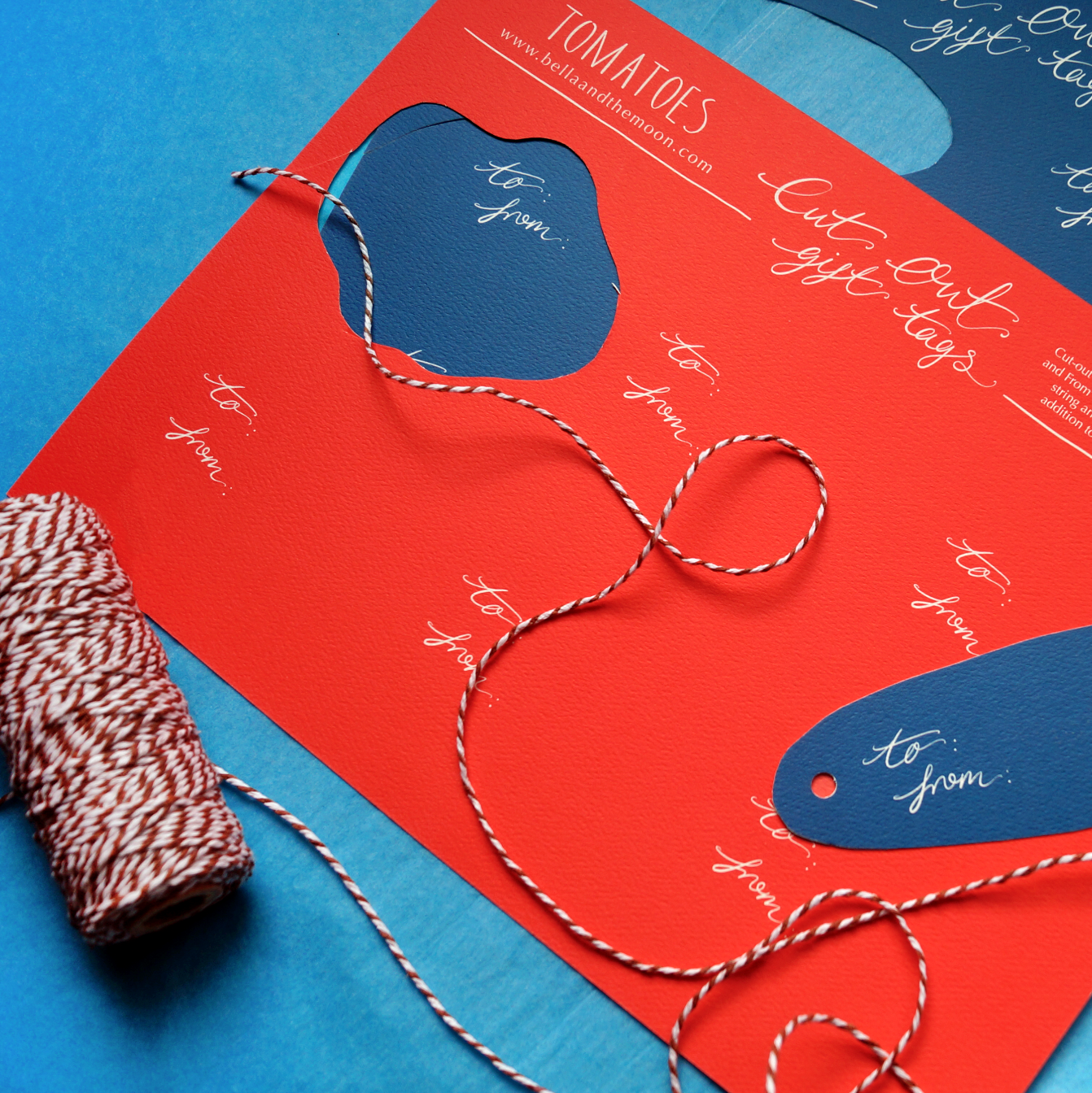 NEW: Tomato Cut-Out Gift Tags