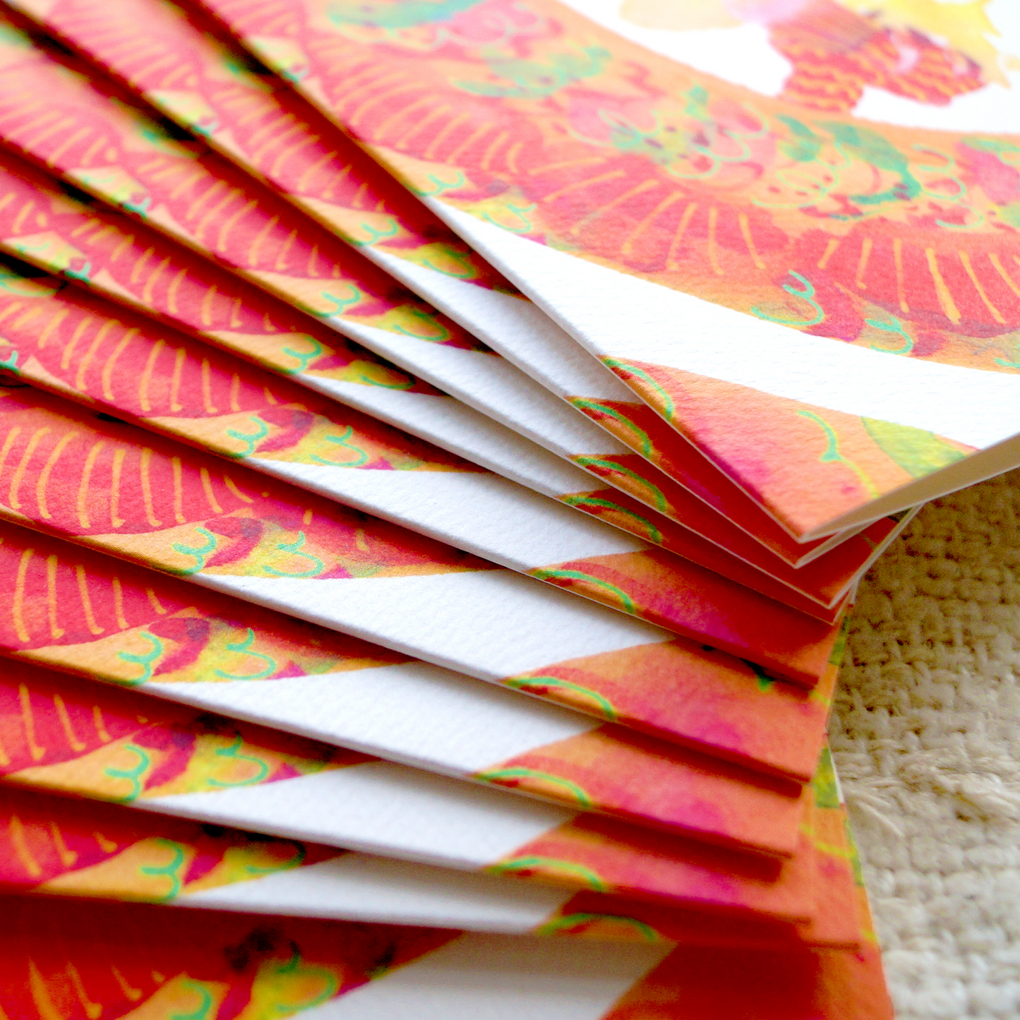Dragon birthday Card - Close Up - A5, 300gsm - Bella & The Moon (Handmade Gifts and Stationery)