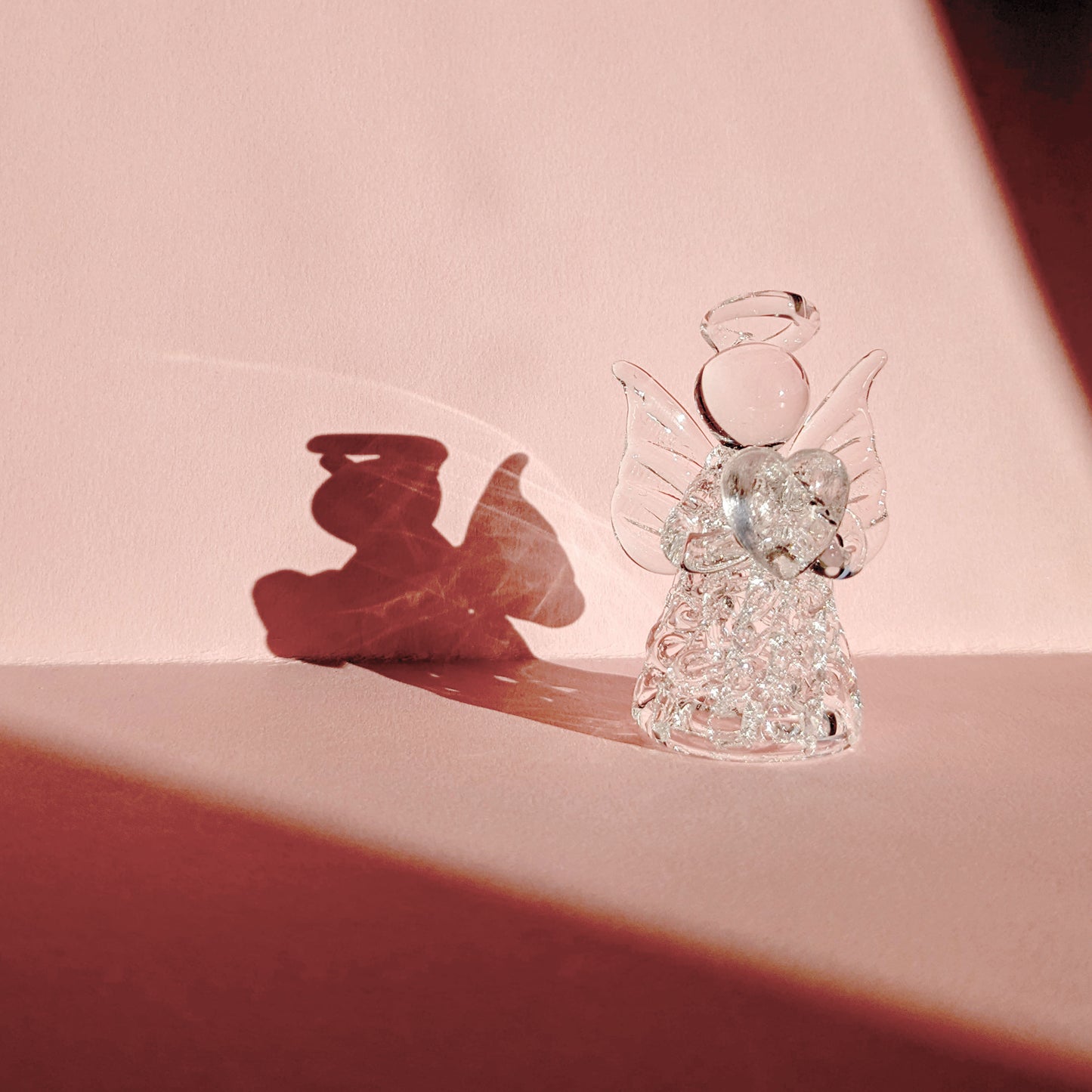 Glass Guardian Angel - Curly - Bella & The Moon (Handmade Gifts and Stationery)