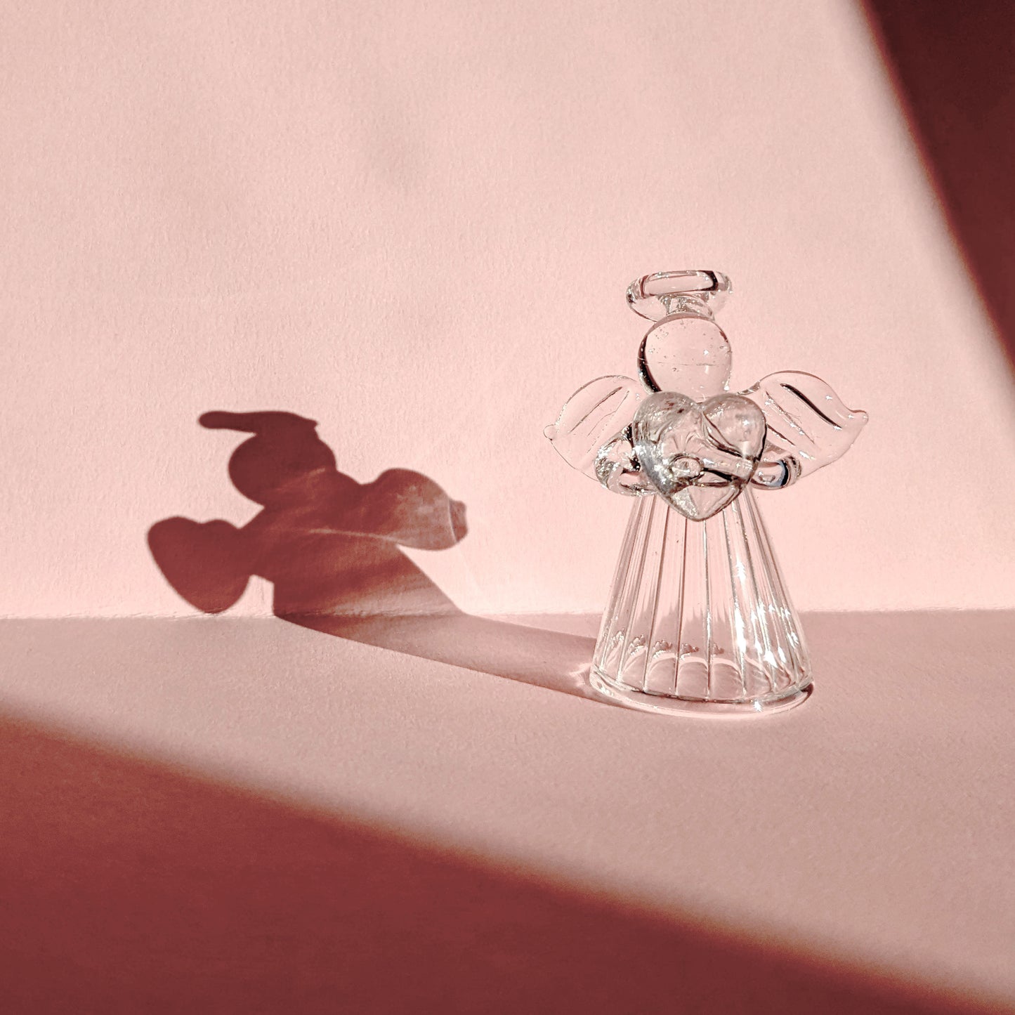 Glass Guardian Angel - Stripy - Bella & The Moon (Handmade Gifts and Stationery)