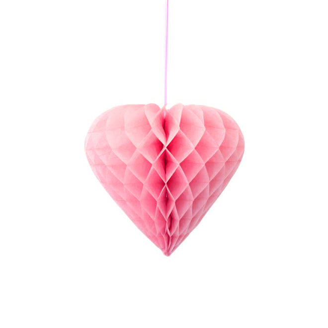 Pink Heart Paper Lanterns