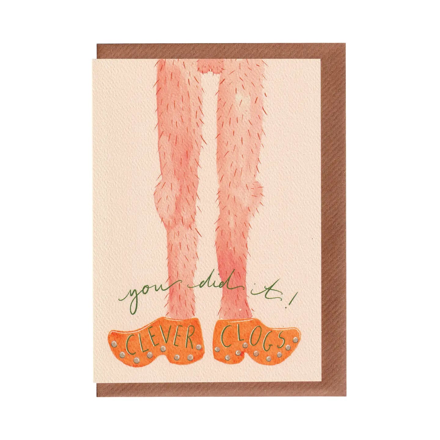 NEW: You did it! Clever Clogs - Cheeky Greetings Card