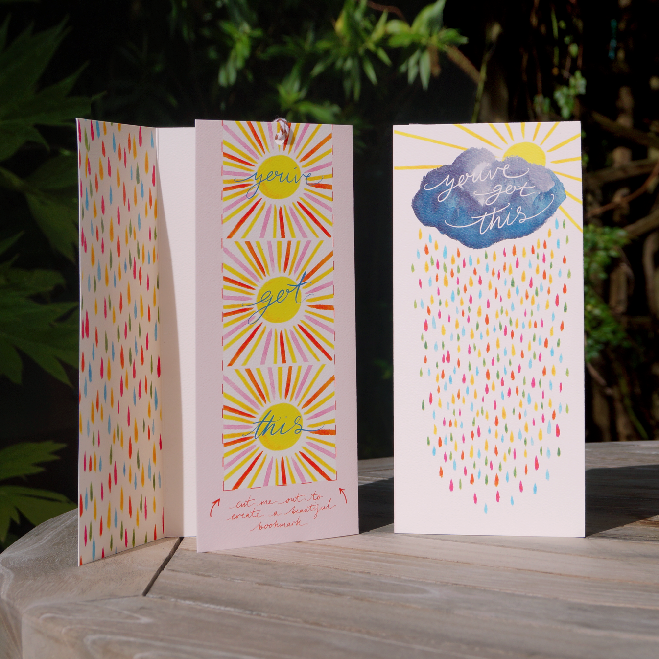 NEW: You've Got This - Cut-Out Bookmark Greetings Card