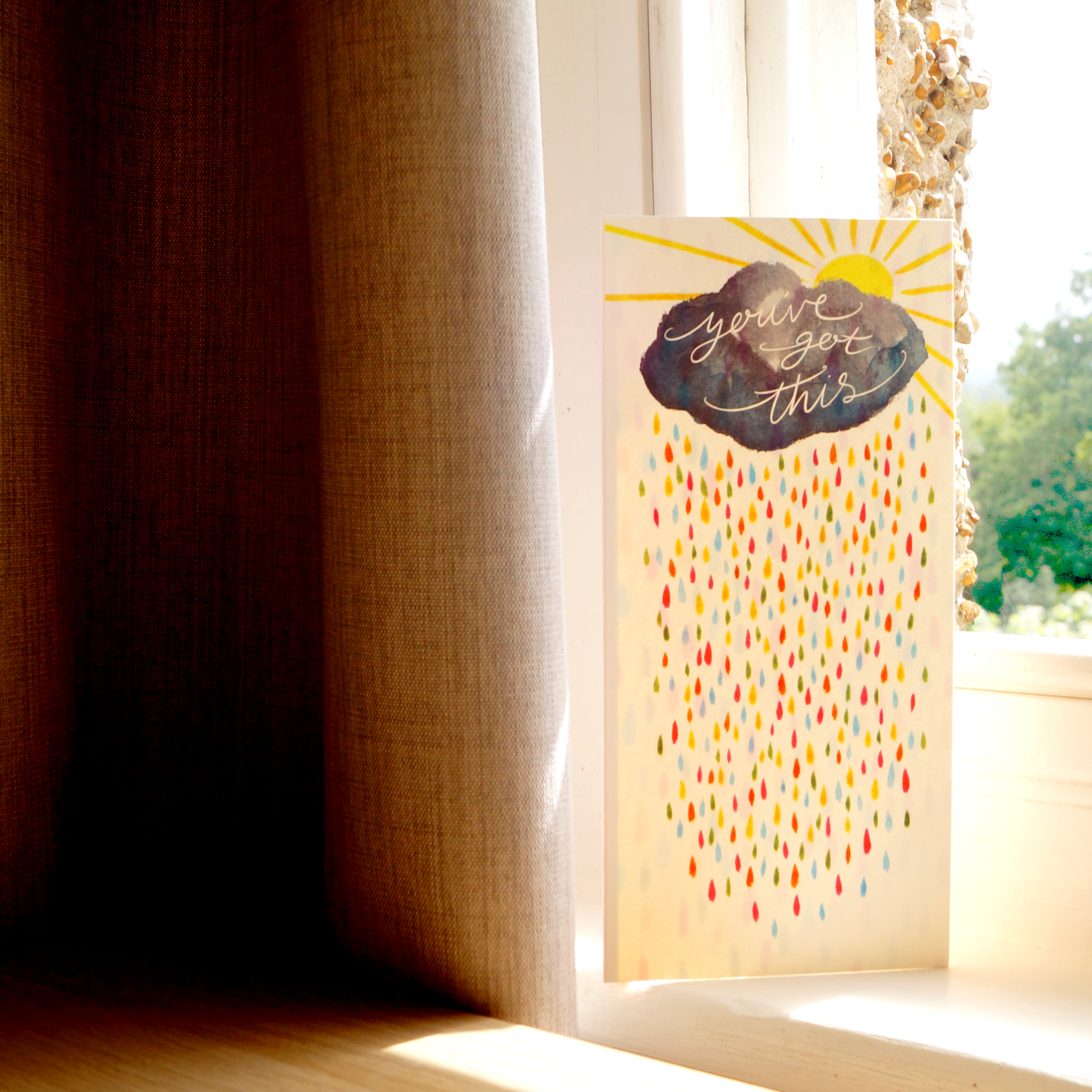 NEW: You've Got This - Cut-Out Bookmark Greetings Card