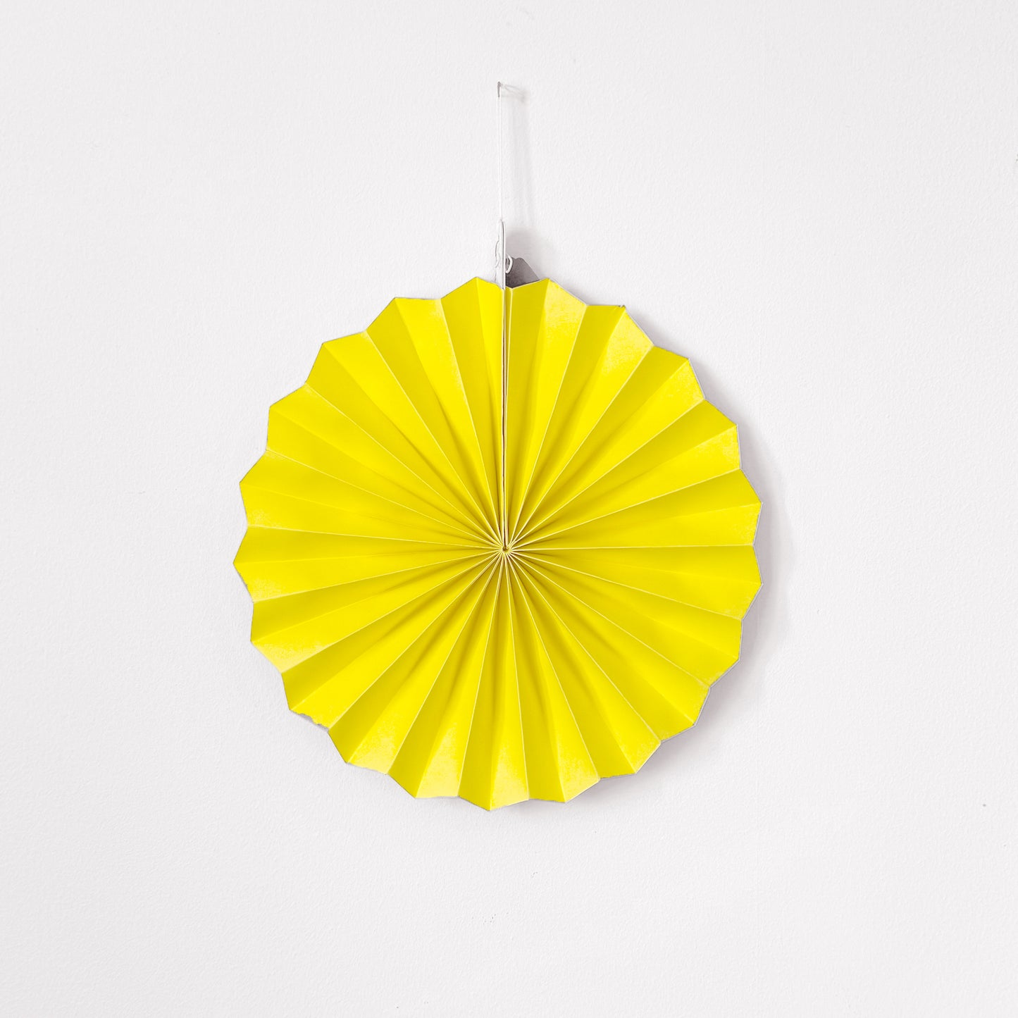 Paper Fan Decoration - Lemon Yellow