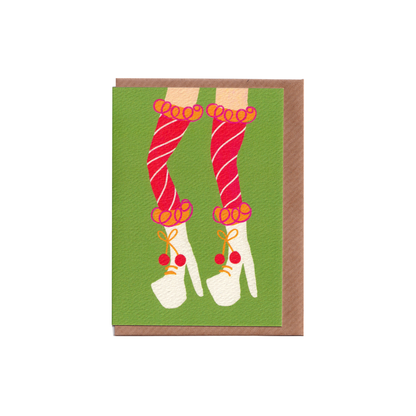 The Naughty List Collection - Stockings Christmas Cards