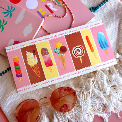 Ice-cream Greetings Card