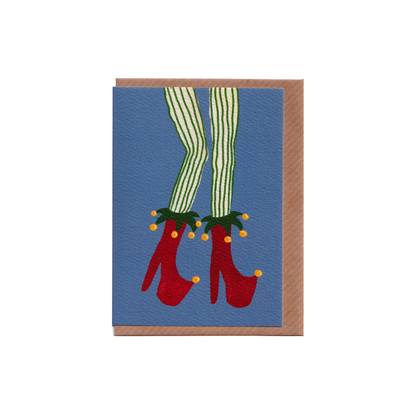 The Naughty List Collection - Stockings Christmas Cards