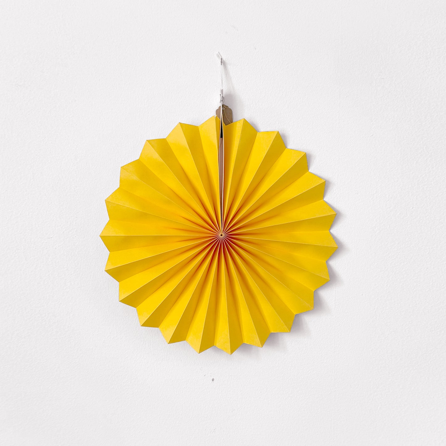 Paper Fan Decoration - Bumble Bee Yellow