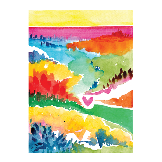 Rainbow Valley - A3 Art Print