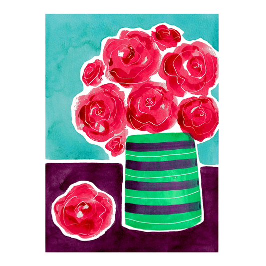 Roses - A3 Art Print