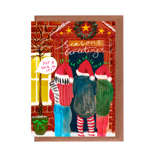 PREORDER: Seasons Greetings - Carol Singers Christmas Greetings Card