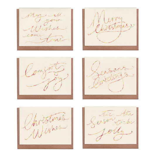 Modern Calligraphy Collection - Christmas Greetings Cards