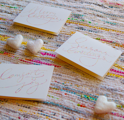 Modern Calligraphy Collection - Christmas Greetings Cards