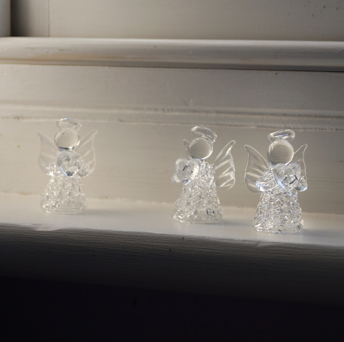 Glass Guardian Angel in a Handmade Origami Box