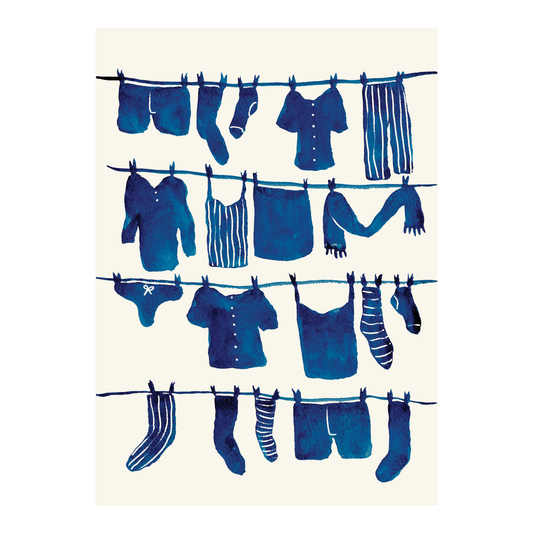 Washing Line - A3 Art Print