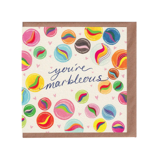 You're Marbleous - Valentine's Greetings Card