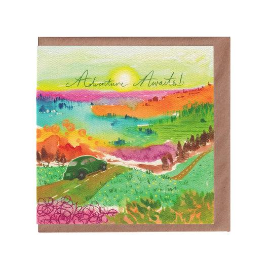 Adventure Awaits Greetings Card