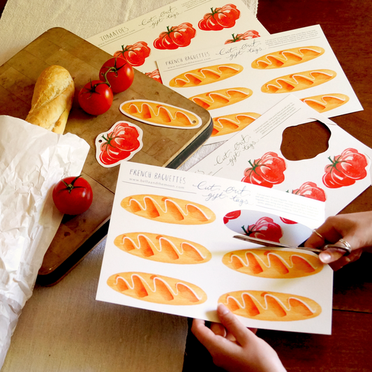 NEW: Baguette Cut-Out Gift Tags