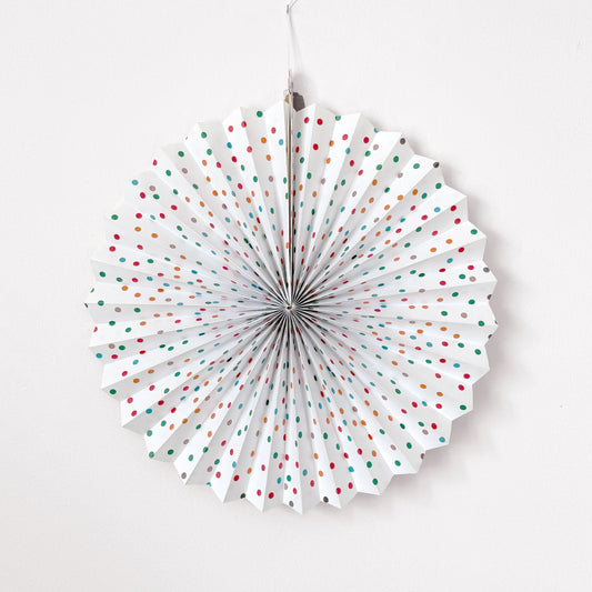 Paper Fan Decoration - Confetti