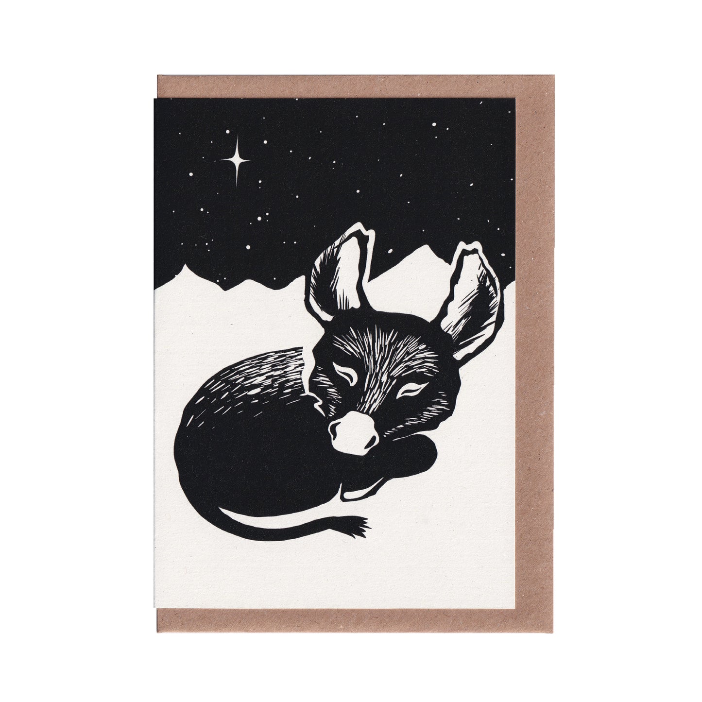 Donkey Greetings Card - A6 300gsm - Bella & The Moon (Handmade Gifts and Stationery)