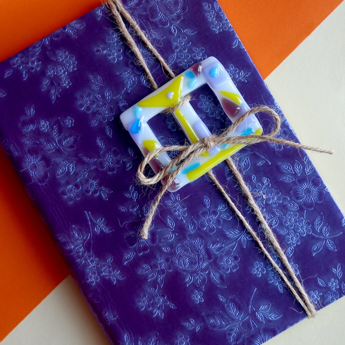 Handmade Glass Book Buckle - Bella & The Moon (Handmade Gifts and Stationery)