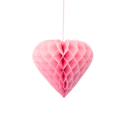 Pink Heart Paper Lanterns