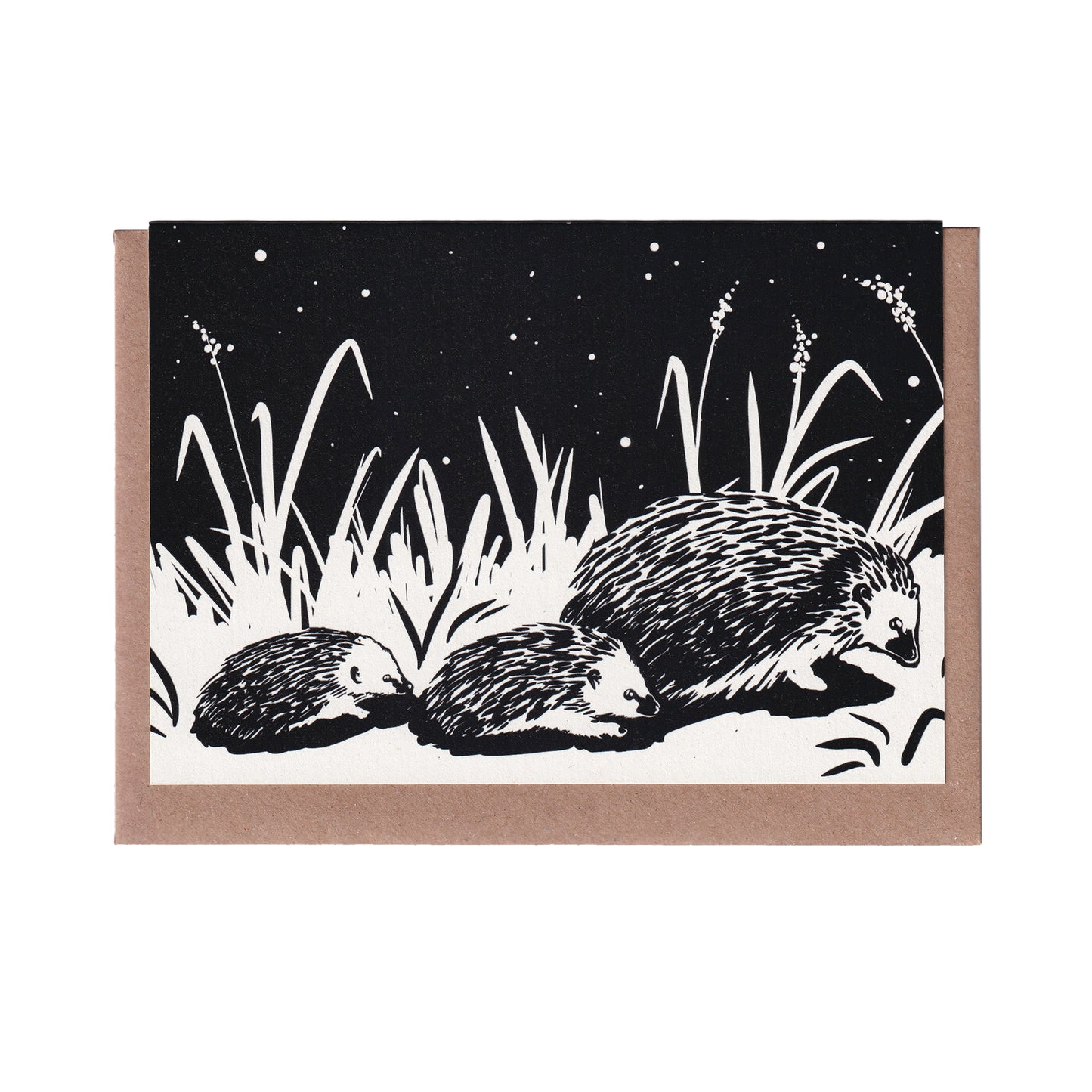 Hedgehog Greetings Card - A6 300gsm - Bella & The Moon (Handmade Gifts and Stationery)