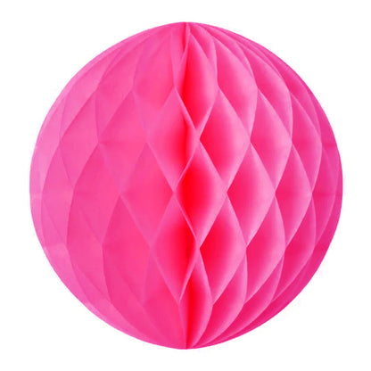 Pink Honeycomb Paper Lanterns - Set of 3