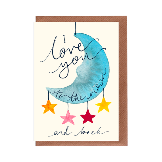 PREORDER: I Love You to the Moon and Back - Love Greetings Card