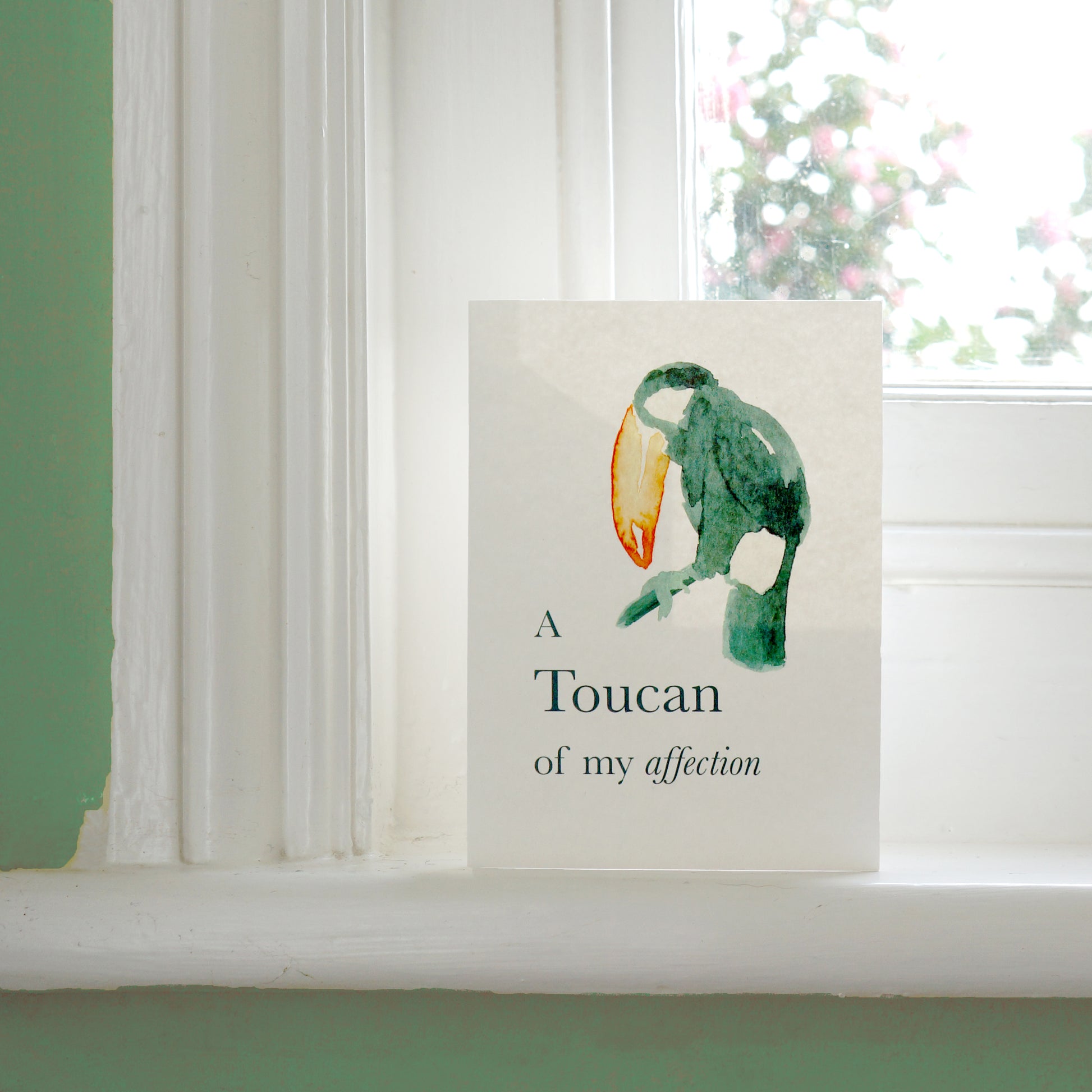 Toucan of my Affection Greetings Card - A6 300gsm - Bella & The Moon (Handmade Gifts and Stationery)