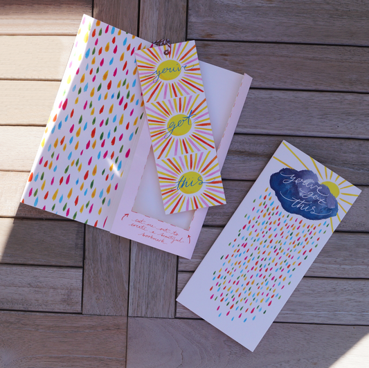 NEW: You've Got This - Cut-Out Bookmark Greetings Card